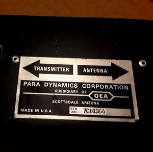 P. D. C. 550 RF POWER SCANNER